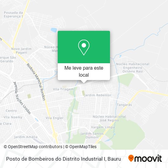 Posto de Bombeiros do Distrito Industrial I mapa