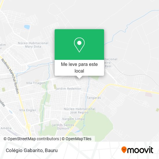 Colégio Gabarito mapa