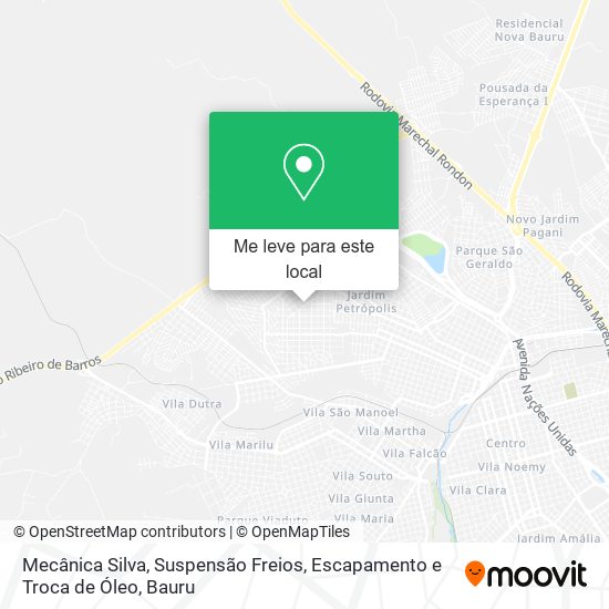 Mecânica Silva, Suspensão Freios, Escapamento e Troca de Óleo mapa