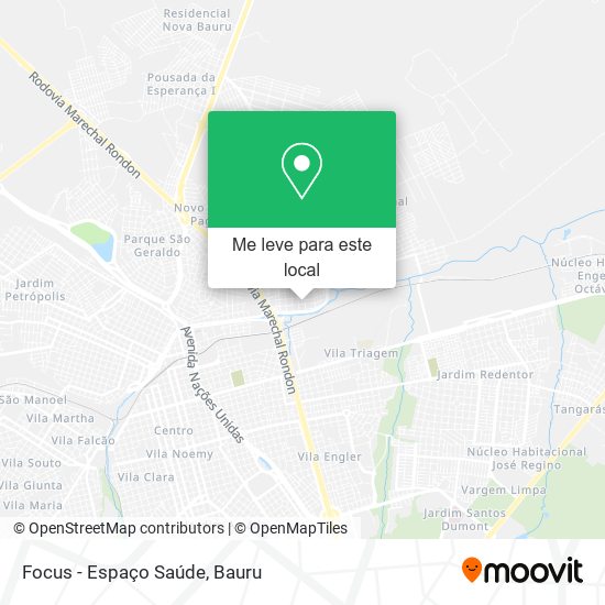 Focus - Espaço Saúde mapa