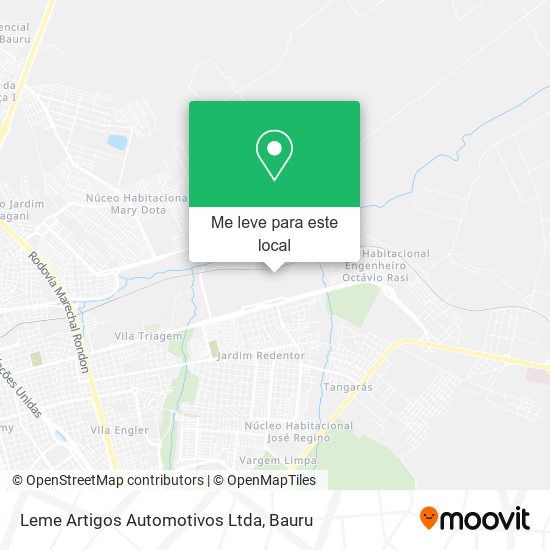 Leme Artigos Automotivos Ltda mapa