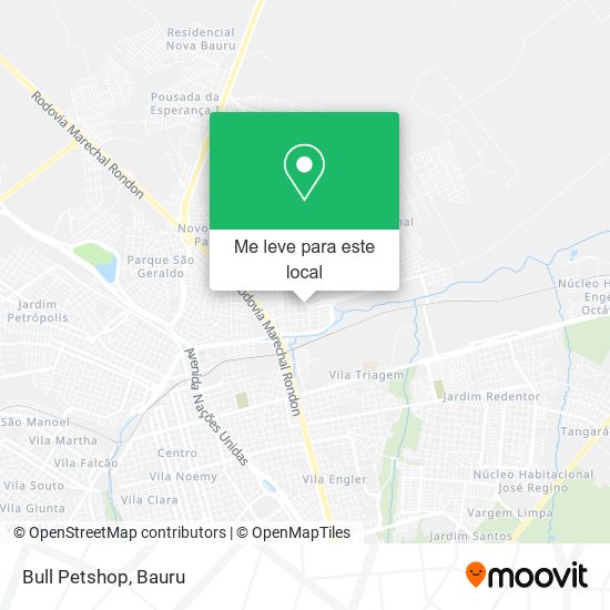 Bull Petshop mapa