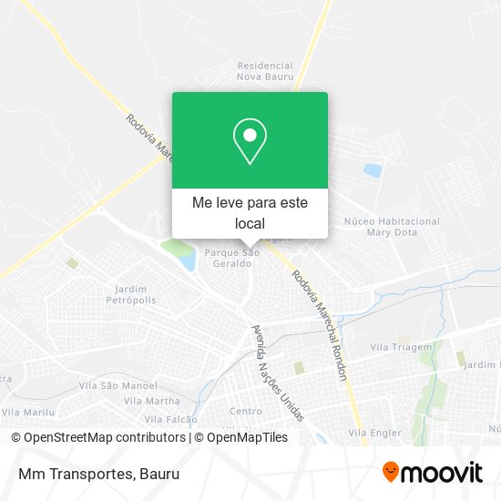 Mm Transportes mapa