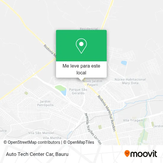 Auto Tech Center Car mapa