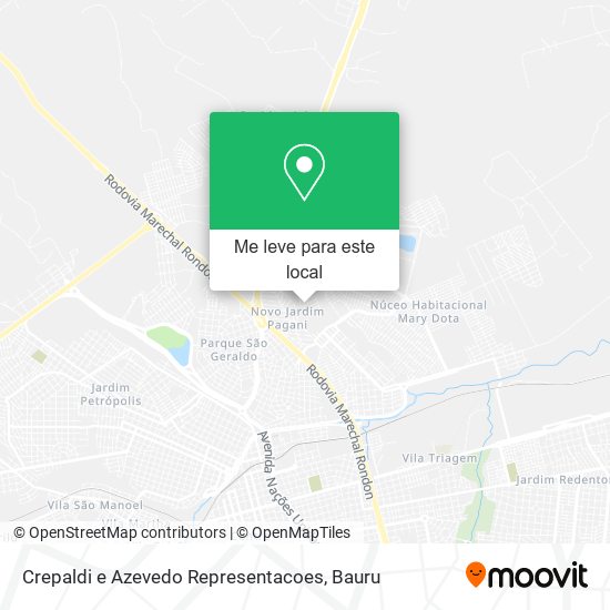 Crepaldi e Azevedo Representacoes mapa