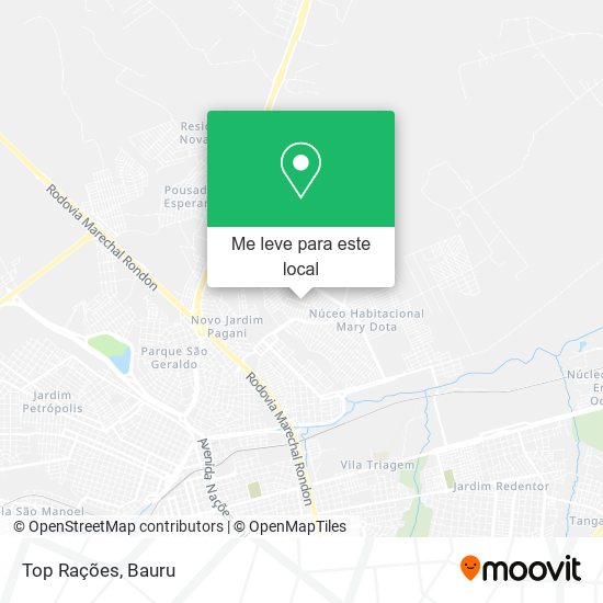 Top Rações mapa