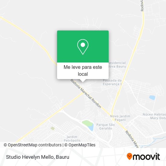 Studio Hevelyn Mello mapa
