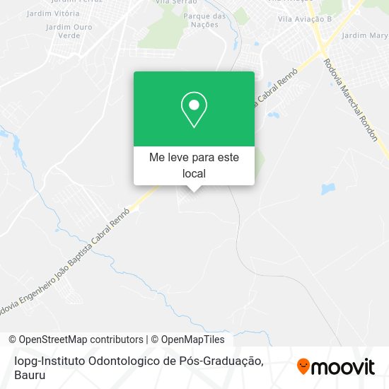 Iopg-Instituto Odontologico de Pós-Graduação mapa