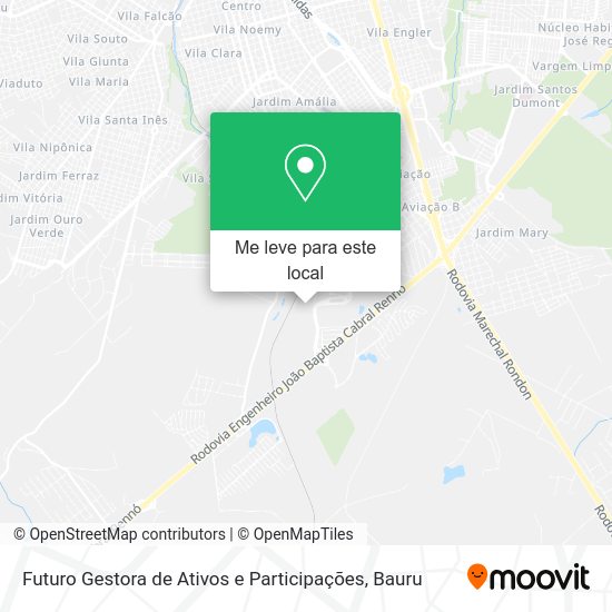 Futuro Gestora de Ativos e Participações mapa