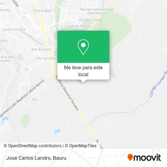 José Carlos Landro mapa