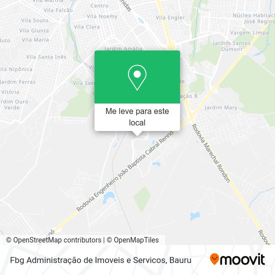 Fbg Administração de Imoveis e Servicos mapa