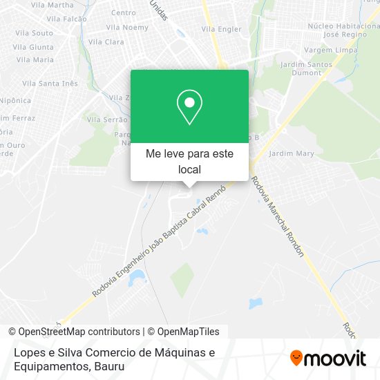 Lopes e Silva Comercio de Máquinas e Equipamentos mapa