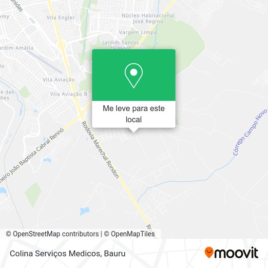 Colina Serviços Medicos mapa