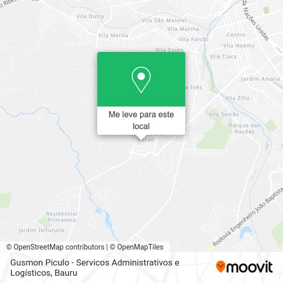 Gusmon Piculo - Servicos Administrativos e Logísticos mapa