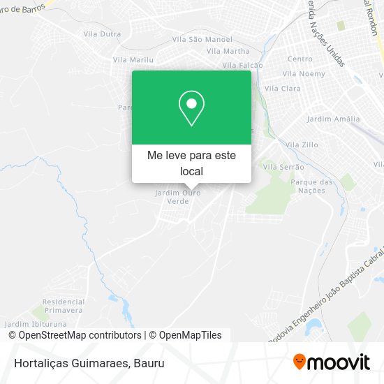 Hortaliças Guimaraes mapa