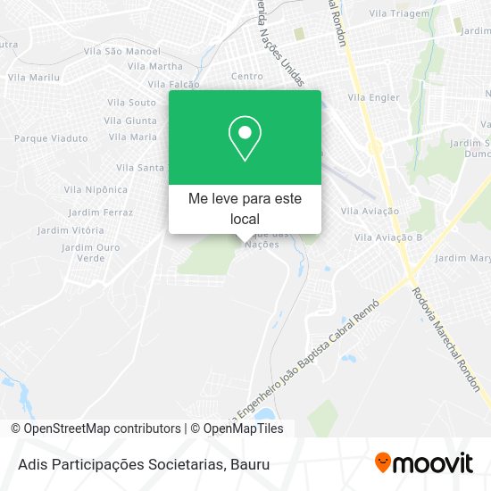 Adis Participações Societarias mapa