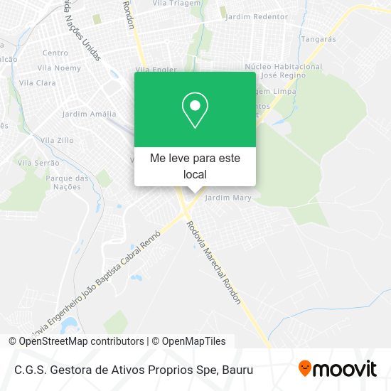 C.G.S. Gestora de Ativos Proprios Spe mapa