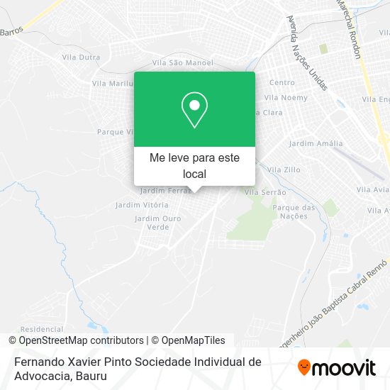 Fernando Xavier Pinto Sociedade Individual de Advocacia mapa