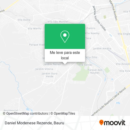 Daniel Modenese Rezende mapa