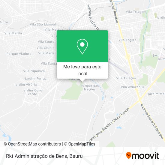 Rkt Administração de Bens mapa