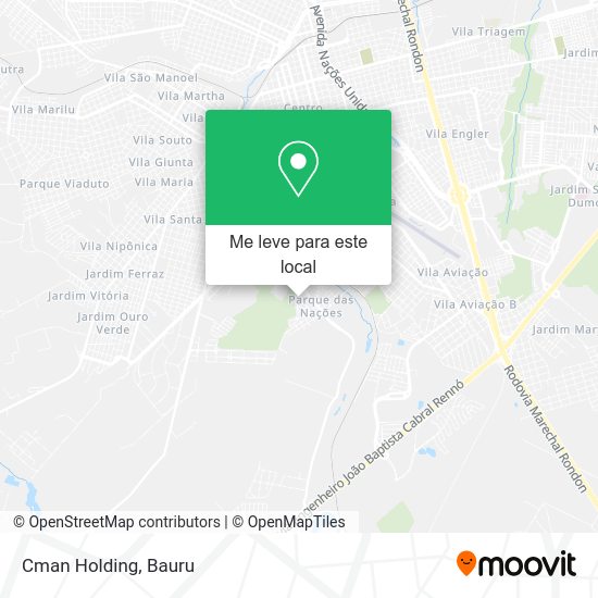 Cman Holding mapa