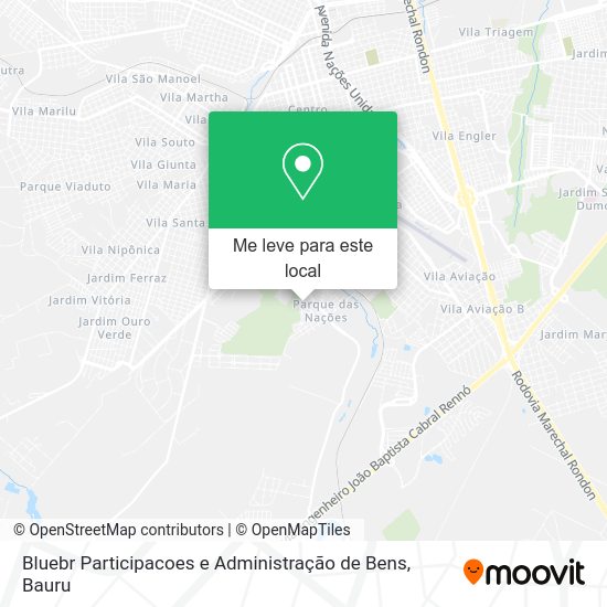 Bluebr Participacoes e Administração de Bens mapa