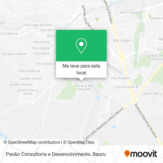 Pavão Consultoria e Desenvolvimento mapa