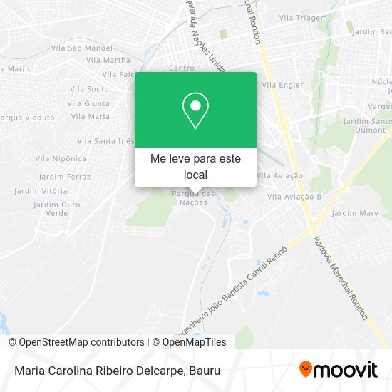 Maria Carolina Ribeiro Delcarpe mapa