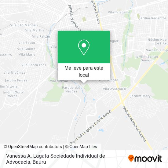 Vanessa A. Lagata Sociedade Individual de Advocacia mapa