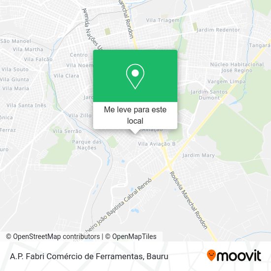 A.P. Fabri Comércio de Ferramentas mapa