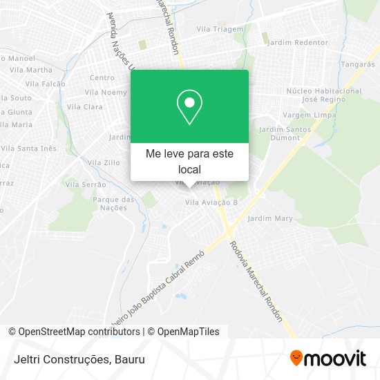 Jeltri Construções mapa