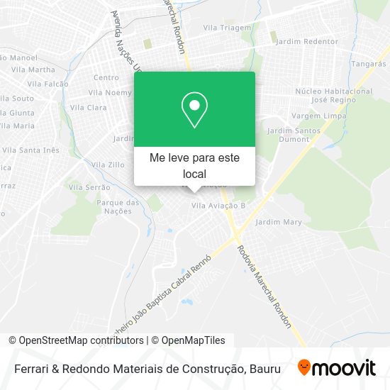 Ferrari & Redondo Materiais de Construção mapa