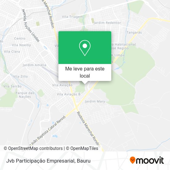 Jvb Participação Empresarial mapa