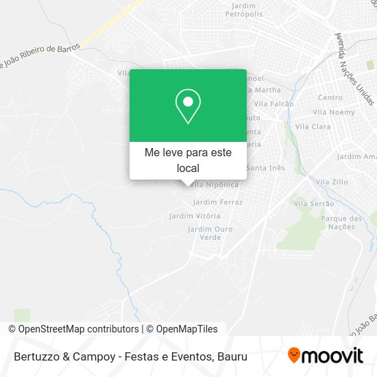Bertuzzo & Campoy - Festas e Eventos mapa