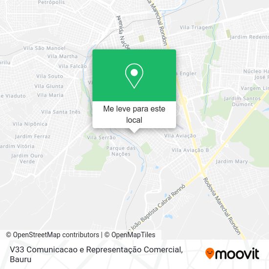 V33 Comunicacao e Representação Comercial mapa