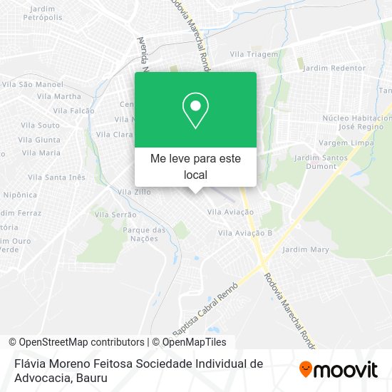 Flávia Moreno Feitosa Sociedade Individual de Advocacia mapa