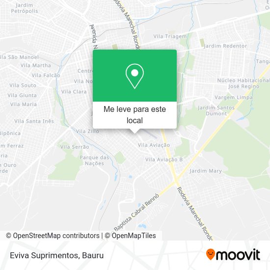 Eviva Suprimentos mapa