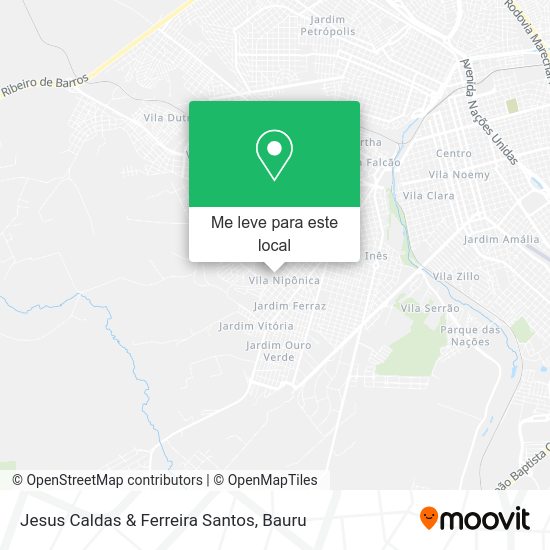Jesus Caldas & Ferreira Santos mapa