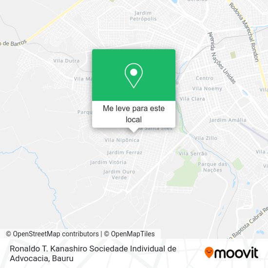 Ronaldo T. Kanashiro Sociedade Individual de Advocacia mapa