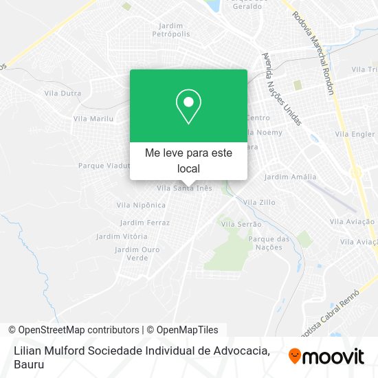 Lilian Mulford Sociedade Individual de Advocacia mapa