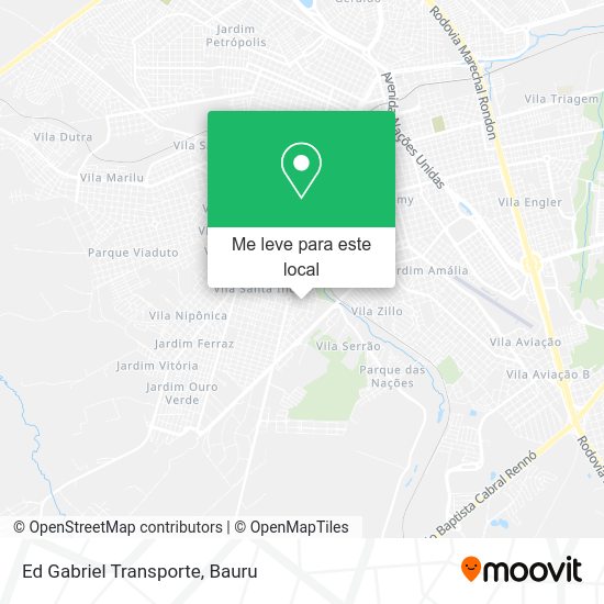 Ed Gabriel Transporte mapa