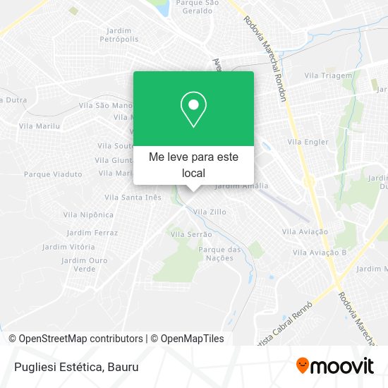 Pugliesi Estética mapa