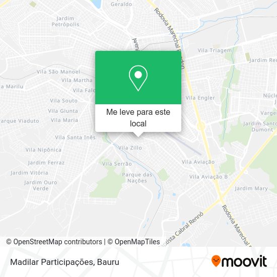 Madilar Participações mapa