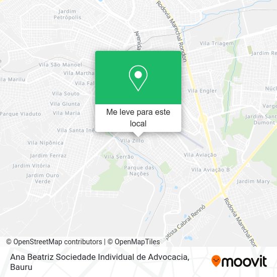 Ana Beatriz Sociedade Individual de Advocacia mapa