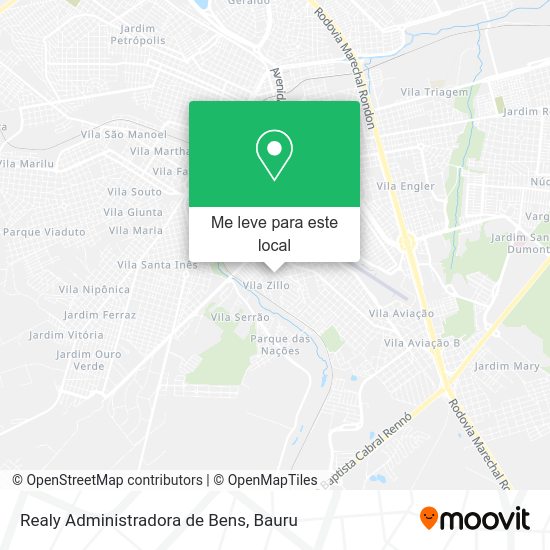 Realy Administradora de Bens mapa