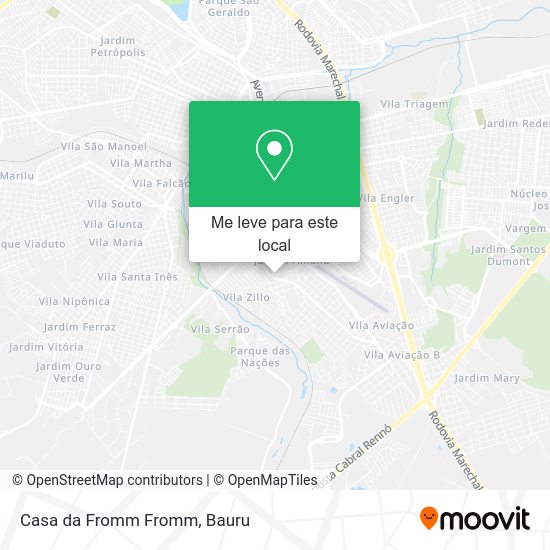 Casa da Fromm Fromm mapa
