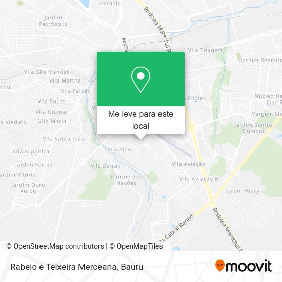 Rabelo e Teixeira Mercearia mapa