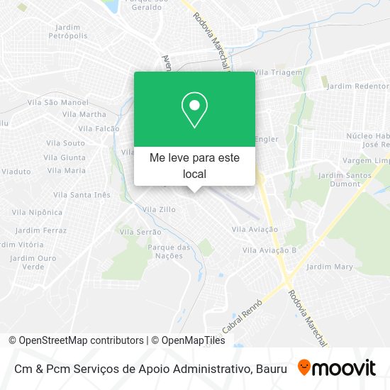 Cm & Pcm Serviços de Apoio Administrativo mapa