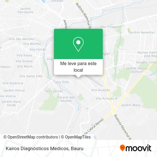 Kairos Diagnósticos Medicos mapa