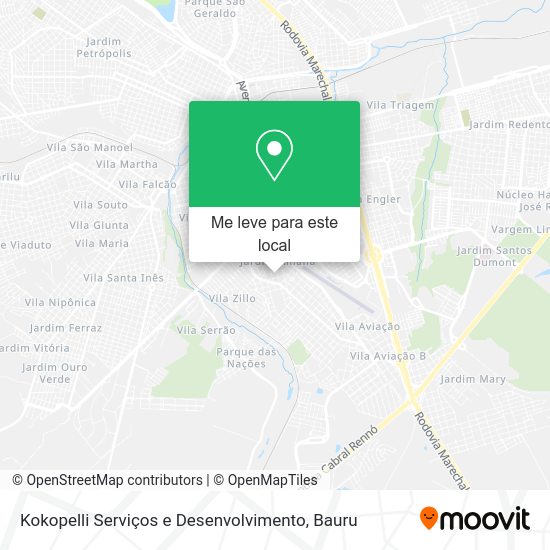 Kokopelli Serviços e Desenvolvimento mapa